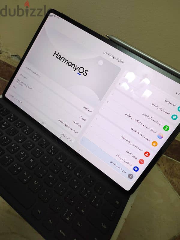 العملاق أكبر شاشة تابلت هواوي Matepad Pro 12.6 بالكيبورد والقلم رام 7