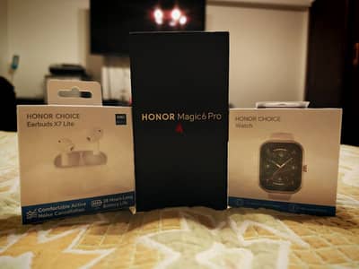 Honor Magic 6 Pro + Honor Watch SEALED + Honor Earbuds X7 Lite SEALED