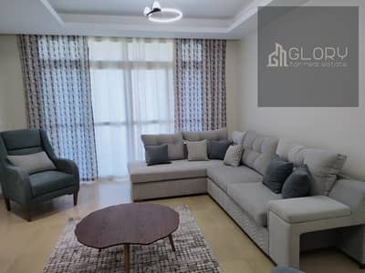 شقة مفروشة بالكامل 138متر للإيجار for rent في كمبوند كايرو فيتسفال سيتي cairo festival city القاهرة الجديدة التجمع الخامس وبأقل سعر