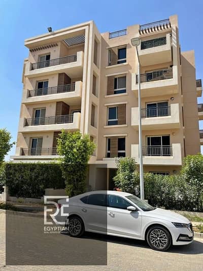 3 bedroom apartment for sale in installments over 8 years near Cairo Airport in Taj City Compound