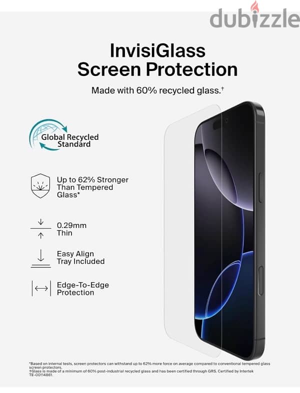 belkin screen protector iPhone 16 pro max 1