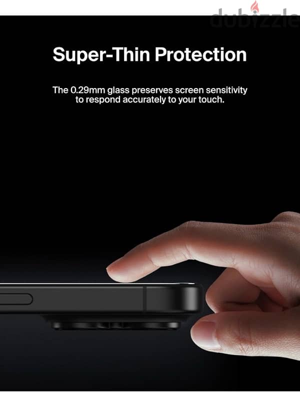 belkin screen protector iPhone 16 pro max 4