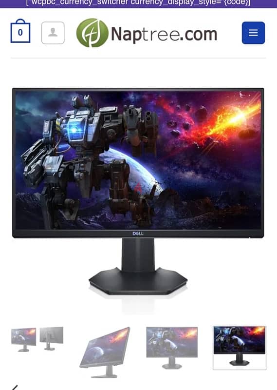 Moniteur DELL 144hz 24 Gaming 0