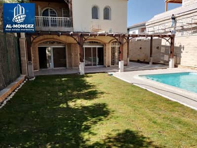 Villa for rent in Rehab Hills, fully finished, private swimming pool, in Rehab City, New Cairo