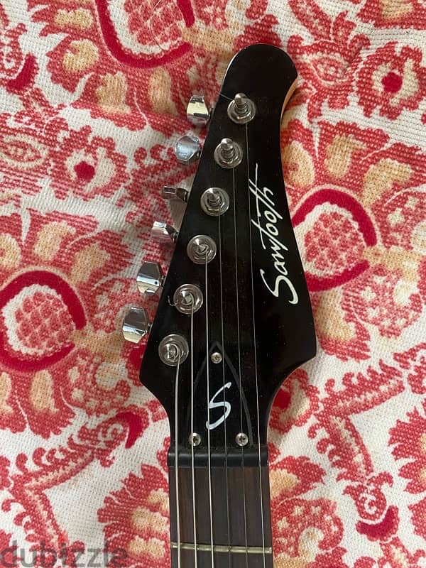 electric guitar sawtooth es 1