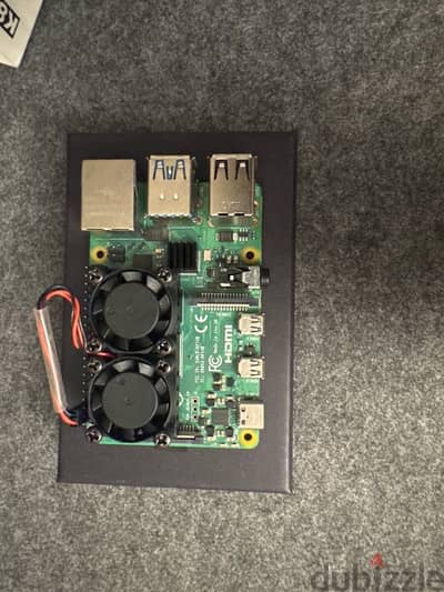 Raspberry pi 4 with 4giga ram with fans