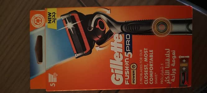 Gillette FUSION 5 PRO power جيليت باور فيوشن ٥