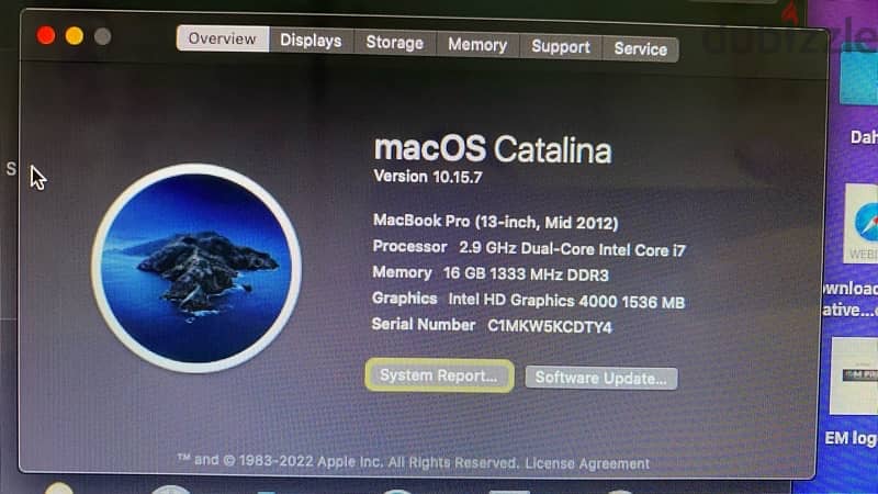 MacBook Pro (13-inch, Mid 2012) 5