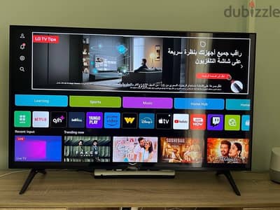 LG 43 Inch UHD UT80 4K Smart TV AI Magic remote