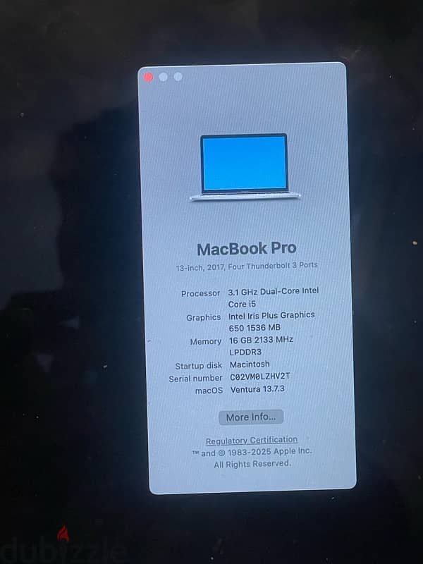 Mac book pro 2017 4