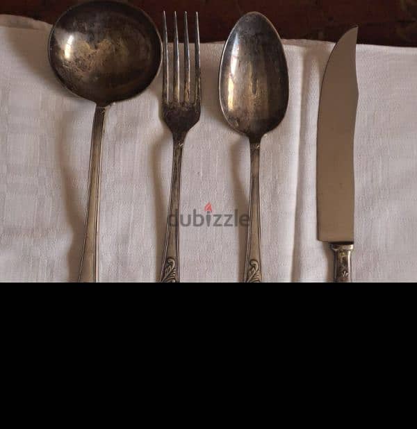 Alpacca silverware set طقم الباكا فضي 3