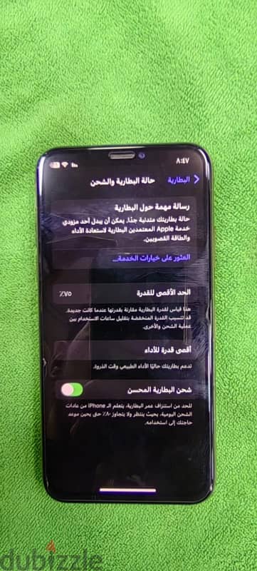 iPhone  xs مساحه 256 battery 75% 3