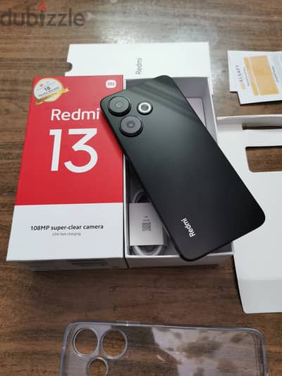 Redmi 13 استخدام اسبوع جديد لانج بكل حاجته الاصلية و الفاتورة