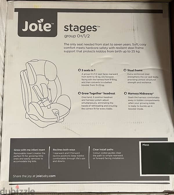 Joie car seat 1