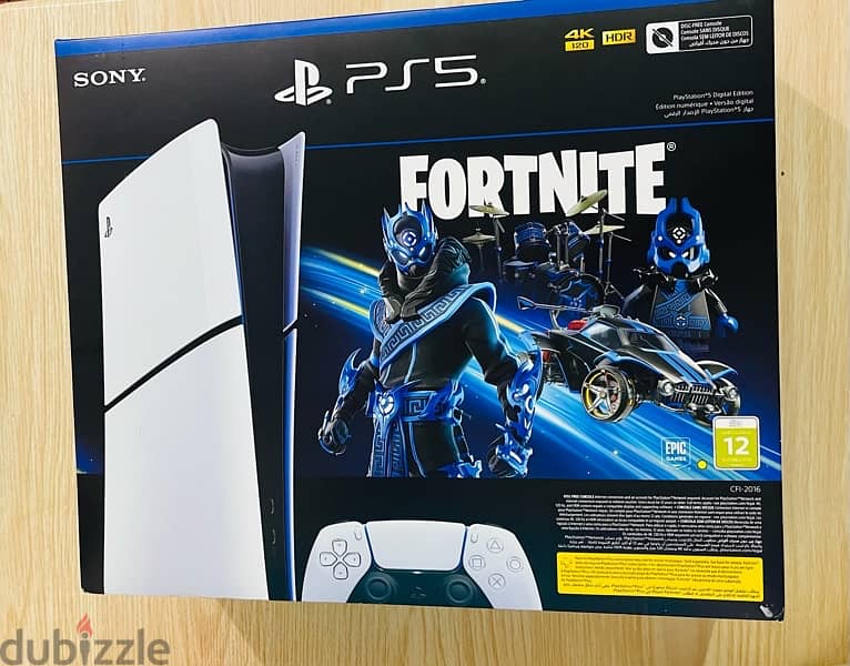 ps5 slim new digital fortnite version بلايستيشن 5 سلم ديجيتال جديد 0