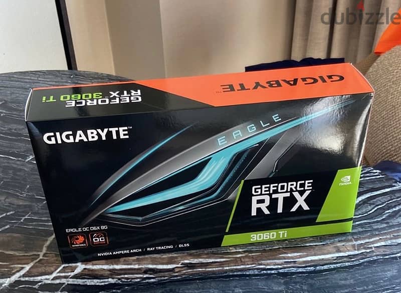 gigabyte GeForce rtx3060ti gaming oc 8gb eagle 3fans new 0