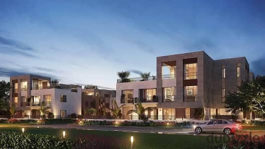 Twin house for sale in Crescent Walk Compound, Sixth Settlement, from Al Hokair Marakiz.