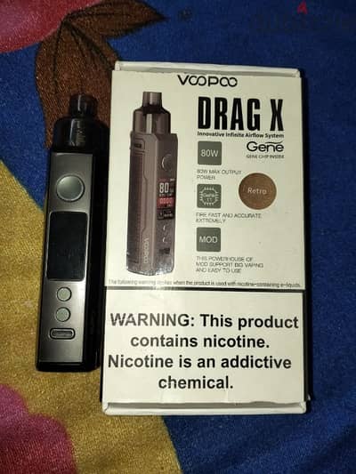 فيب Voopoo DRAG X