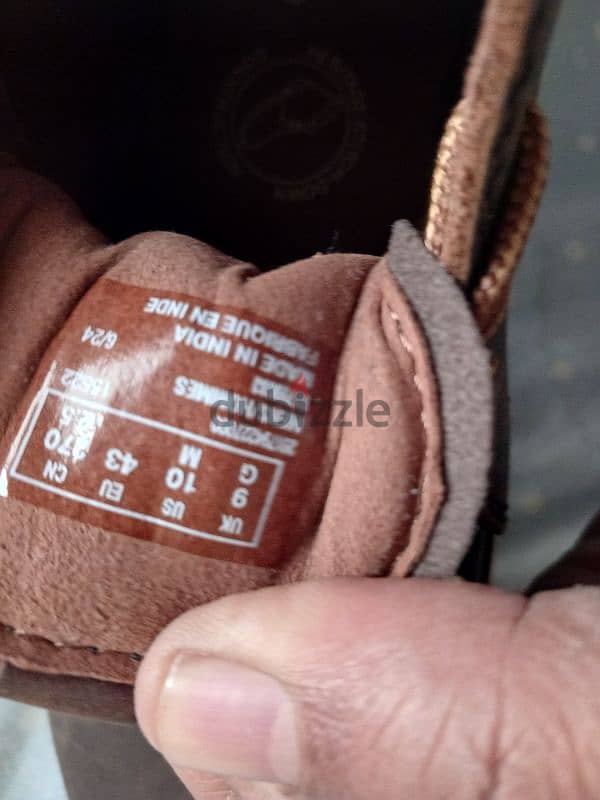 شوز كلاركس clarks اوريجنال مقاس 43 4