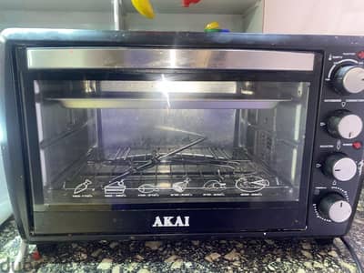 فرن كهربائي AKAI  بحالة ممتازة 48لتر بسعر مميز جداا