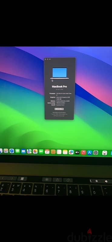 Macbook Pro 2018 15.4 inch TouchBar (Space Gray) 6