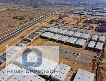 Land warehouse truss stores 5000 meters corner intersection for sale second industrial zone near major car agencies, factories and stores