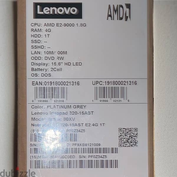 Lenovo Ideapad 16 ram 780GB Hdd 4