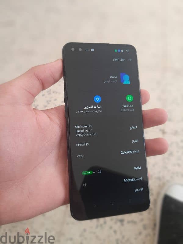 oppo reno 4 (128/8) 5