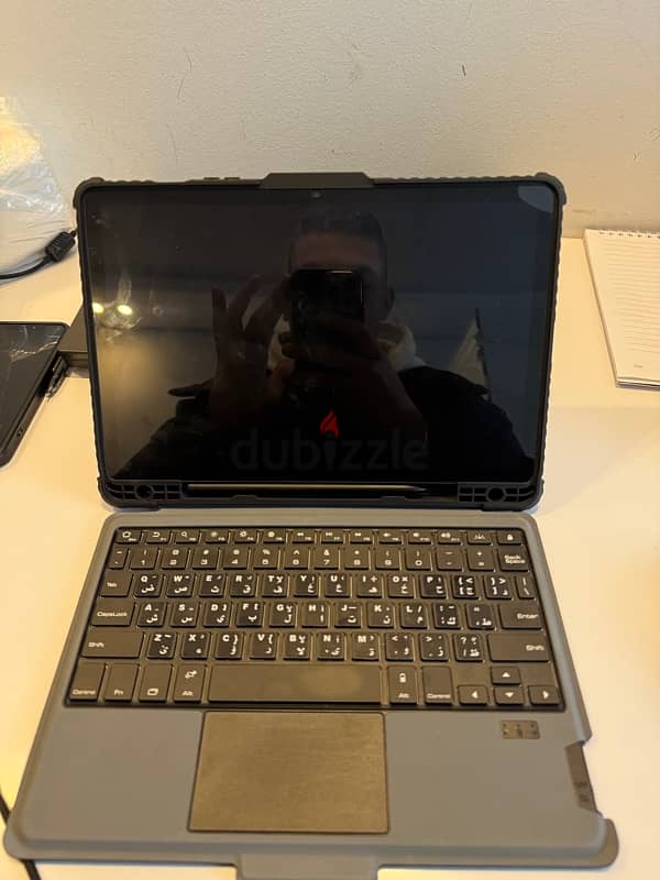 samsung tab s9 with nilkin keyboard - سامسونج تاب s9 معاه كيبورد 1