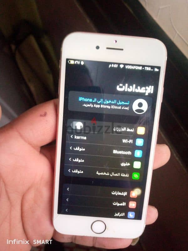 ايفون 6s روز جولد استعمال حريمي 8