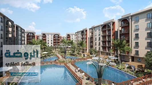 Apartment for sale in  6th of October, Fourth District, installments up to 6 years, with a down payment of only 20%, very close t