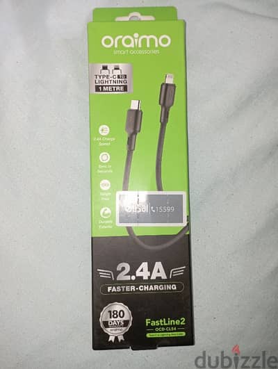 Oraimo FastLine2 Type-C to Lightning Data Cable