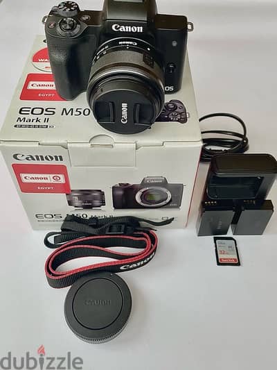 Canon m50 mark ii + kit 15-45mm