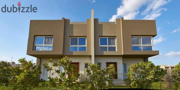 Twin House for sale  Etapa Very prime location landscape view  -Elsheikh Zayed Land:312 ,BUA:393