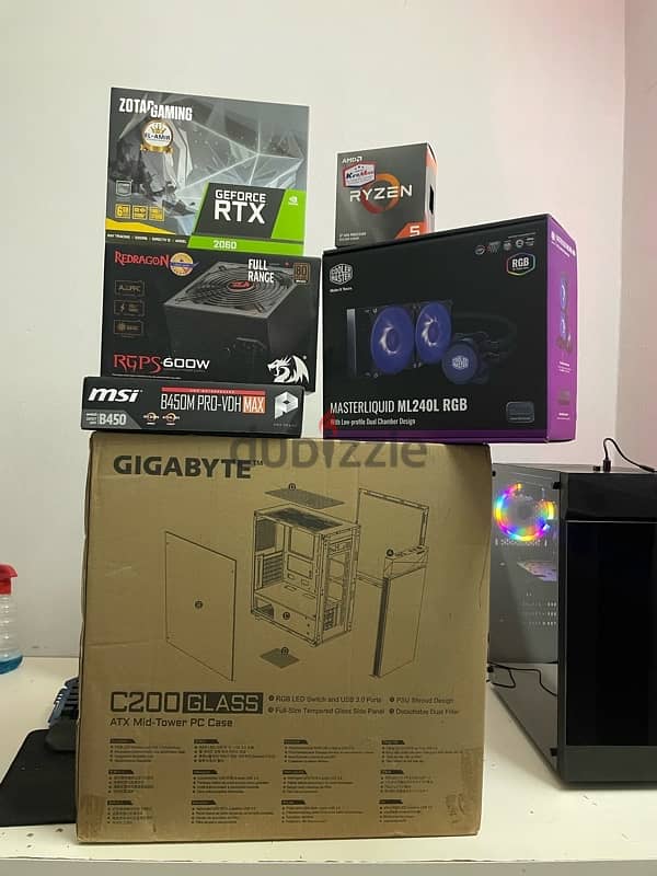 Gaming/Workstation tower PC with Rtx2060 GPU and water cooling 1