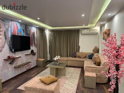 Furnished apartment for rent in Dar Misr Compound, District 12, in front of The Address Compound and Zayed Dunes Compound, special finishing