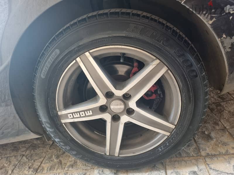 للبيع طقم جنوط MOMO Hyperstar EVO 16 inch بحاله ممتازه 0