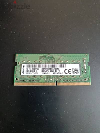 ram 8 3200 Kingston for laptop