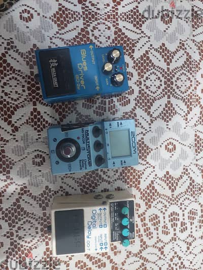 Guitar pedals for sale - boss dd7 - boss bd-2w - zoom ms70cdr