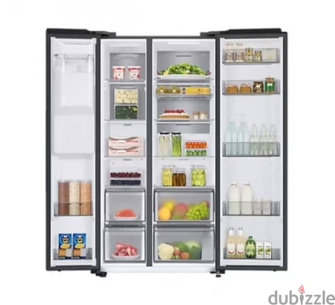 Brand New Samsung Fridge Black 2