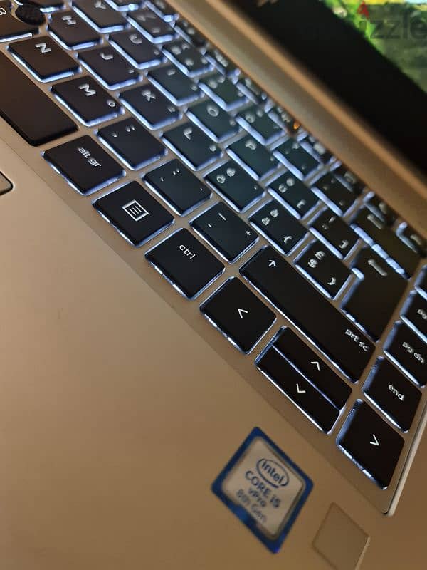 Hp Elitebook 840 G5 جيل ثامن . كارتين شاشة وبصمة وهارد ssd 256 جيجا 11