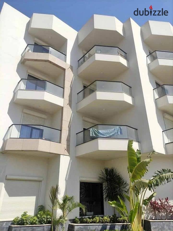 Apartment for sale, finished, with air conditioners and kitchen, in Heliopolis, directly next to Almaza City Center 0