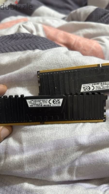 Corsair 16gb 2x8 ram ddr4 3600mhz رام 1