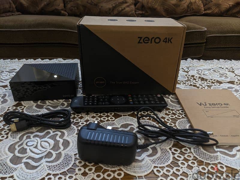 متاح   VU+zero 4k فيو زيرو فوركيه حاله ممتازه بالكرتونه والمتعلقات 1