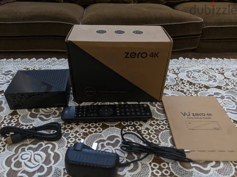 متاح   VU+zero 4k فيو زيرو فوركيه حاله ممتازه بالكرتونه والمتعلقات 4