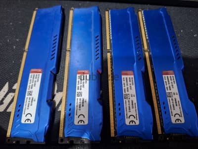 HyperX Fury 16GB 4x4 DDR3