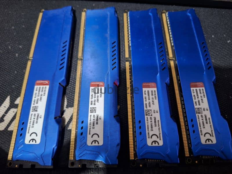 HyperX Fury 16GB 4x4 DDR3 0