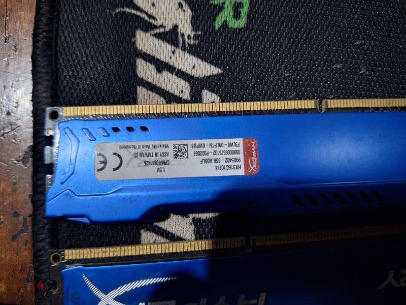 HyperX Fury 16GB 4x4 DDR3 2