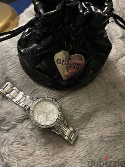 Guess Stainless Steel Chronograph Watch