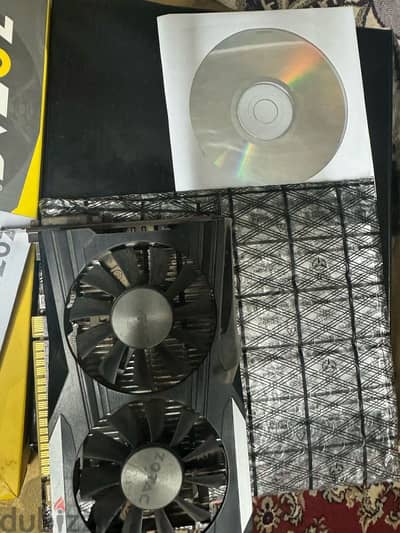 ZOTAC GTX 1050TI 4GB ddr5 حالة ممتازة